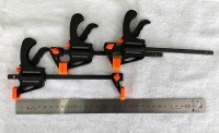クイックバークランプ　3本セットERC-100S　最大口開き100ｍｍ