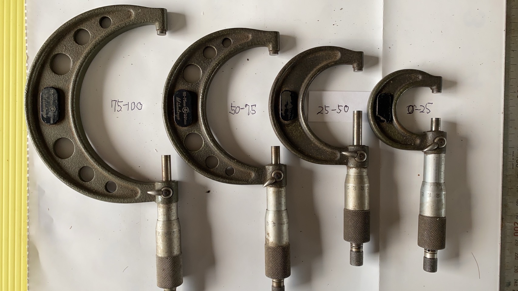 マイクロメータセット